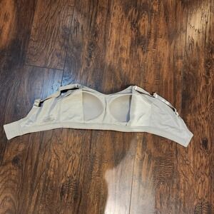 Cacique 22 24 Nursing Bra Gray Heathered Maternity Support Full Coverage